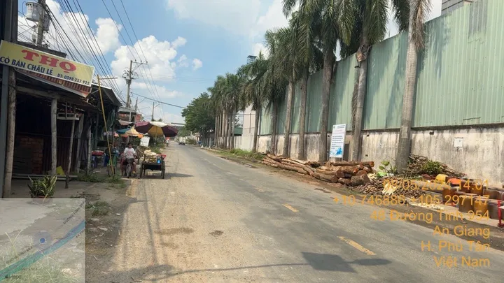 Bán Nhà riêng đất thổ cư 183,6m² giá 600 triệu tại Đường Tỉnh lộ 954, cách cầu Cái Vừng 200m, Xã Phú Lâm, An Giang
