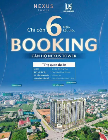 NEXUS TOWER VIỆT TRÌ – ĐẶT CHỖ HÔM NAY, ĐÓN ƯU ĐÃI LỚN NHẤT ĐỢT 1