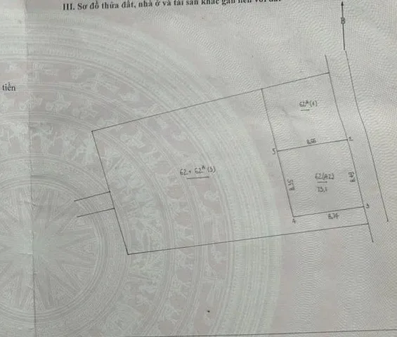 Bán Đất 73.1m2 có sẵn 73.1 m2 thổ cư giá 4.68 tỷ tại Xã Khánh Hà Huyện Thường Tín Hà Nội