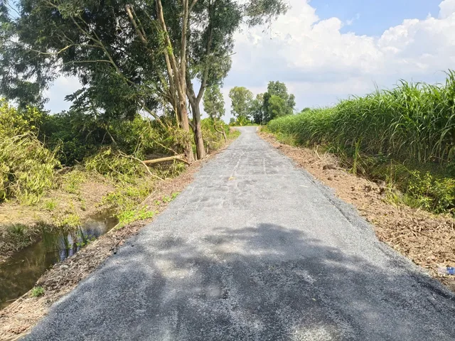 Bán 2 lô đất vườn đường oto đá xanh xã Thạnh Lợi dt 500 - 600m2 giá 400 - 600tr tùy lô