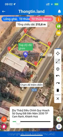 Bán Đất 2800m² giá 13 tỷ tại Đường Quốc lộ 1A Phường Cam Ranh Khánh Hòa
