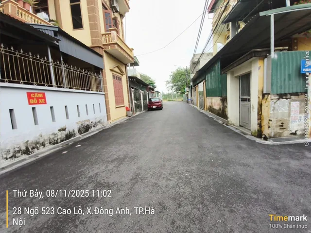 Bán Đất thổ cư 72,9m² giá 3.9 tỷ tại Xóm Thượng Uy Nỗ Xã Đông Anh Hà Nội