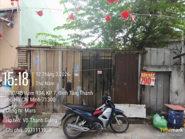 Bán Đất 92m² thổ cư 95m² giá 6 tỷ tại Đường Lê Đình Cẩn Phường Tân Tạo Quận Bình Tân TP. Hồ Chí Minh