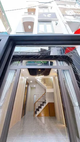BÁN NHÀ MỚI 4 PHÒNG NGỦ HẺM 331 TÔN ĐẢN QUẬN 4