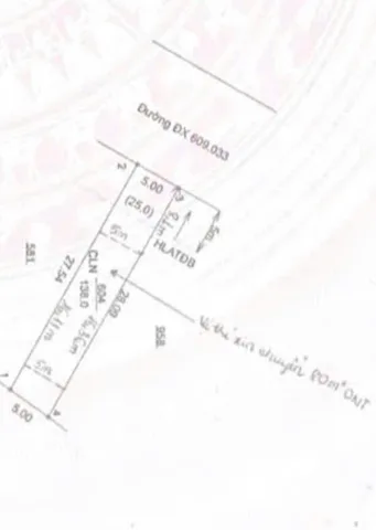 Bán Đất Phú An, Bến Cát đường nhà nghỉ Phú An kinh doanh buôn bán 5x28m giá 1ty780