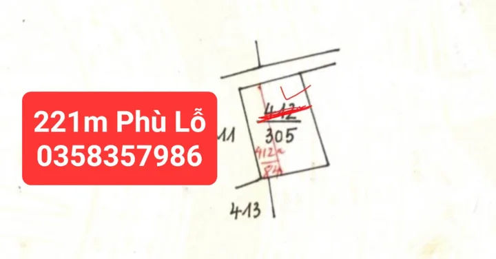 Bán Đất DT 221m vuông,MT 8.5m,full thổ cư
Giá bán 5 tỷ 600 triệu