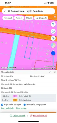 316.15 511,3m2 
vị trí : VĨNH ĐÔNG XÃ CAM AN , KHÁNH HOÀ
diện tích ;511,3M2 NGANG 10X47,8 NỞ HẬU 11,3 CÓ 100M2 THỔ CƯ
giá 2 TỶ ĐÃ XÂY BAO TƯỜNG RÀO 
giá tổng bán : 2TY
LIÊN HỆ : MINH HIẾU 0389623794 BĐS