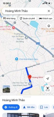 Lô Góc 155m² mặt tiền Đường Hoàng Minh Thảo, gần ĐH Duy Tân, chỉ 11 tỷ 5 Tl