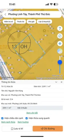 BÁN ĐẤT ĐƯỜNG SỐ 9, LINH TÂY - 2100m2 FULL THỔ - GIÁ 96 TỶ TL