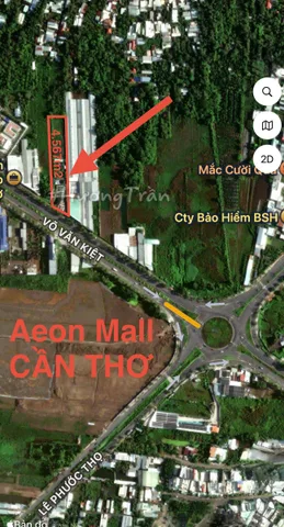 🔥30 triệu - CHO THUÊ ĐẤT 4.567m2 NGANG 19m MẶT TIỀN VÕ VĂN KIỆT - Đối diện Aeon Mall Cần Thơ