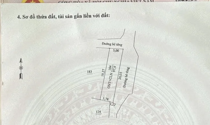 Chính chủ cần bán đất thổ cư, 2 mặt tiền, ngõ thông, đường rộng