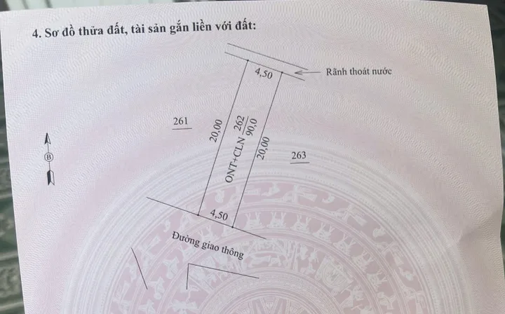 Chính chủ cần bán đất thổ cư, ngõ rộng, trước đất ô tô quay đầu.