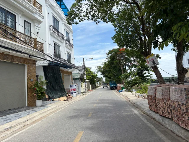 Bán đất mặt đường Tràng Cát dt 90m2 $$$ chỉ 45tr/m2 đường 9m gần dự án khu nhà ở Sao Đỏ.