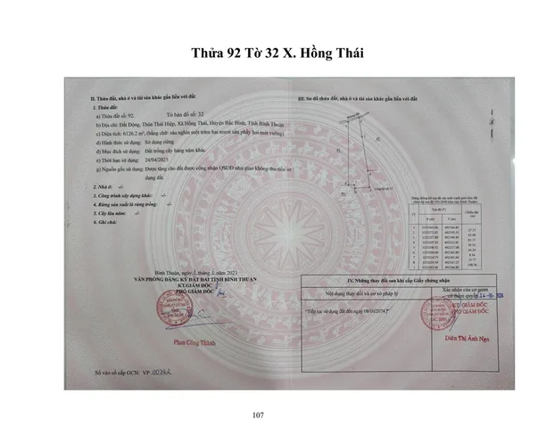 15. Cụm 11.479 m2 X. Hồng Thái
Vị trí đất : Link
 THÔNG TIN LÔ ĐẤT
● Hướng: Bắc.
● Pháp lý: Sổ hồng riêng.