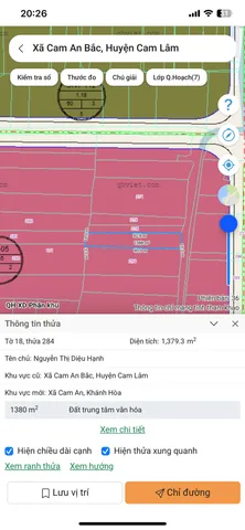 284-294.18 3865m2 500tr/sao
vị trí : THÔN HIỀN LƯƠNG , CAM AN BĂC 
diện tích 3865m2
DIỆN TÍCH ; 3865M2 GIÁ 500TR/SAO 
giá tổng bán :1 TỶ 932 TRIỆU
LIÊN HỆ : MINH HIẾU 0389623794 BĐS
