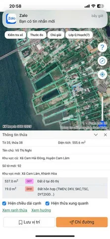 35.35 555,6M2 GIÁ 15 TỶ
vị trí : thôn thuỷ triều cam lâm 
diện tích 555,8M2
DIỆN TÍCH ; 555,8M2  15 TỶ
giá tổng bán :7ty758tr NGUYÊN LÔ
LIÊN HỆ : MINH HIẾU 0389623794 BĐS