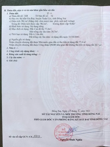 Chủ cần bán lô đất cách hùng vương 100m