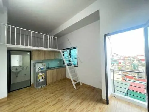 Cho thuê CC mini, có thang máy, có gác xép, có ban công gần trường Bách-Kinh-Xây, 0981888335