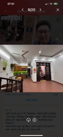 Bán nhà giáp nhị thịnh liệt diện tích rộng 60m