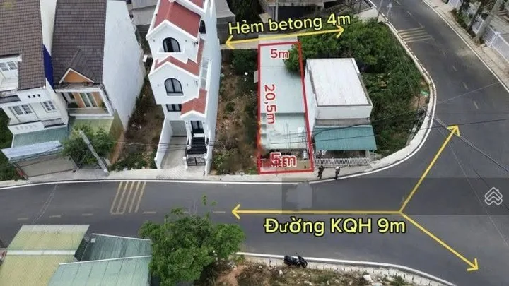 Bán lô đất 2 mặt tiền tại KQH Ngô Quyền, Đà Lạt chỉ 7,2 tỷ giá này quá tốt khách ơi