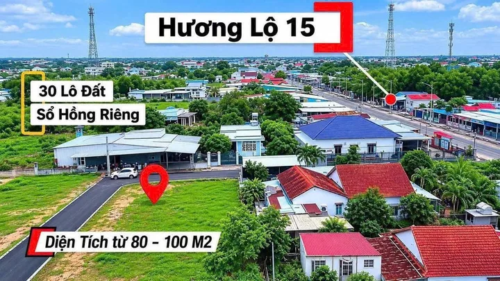 Đất nền thổ cư vị trí ngay cây xăng Thạnh Phú P. Tân Triều giá chỉ hơn 1tỷ diện tích dao động từ 80-100m2. Điểm mạnh là mua đâng đầu tư mở rộng đường Hương Lộ 15 lên 32m2