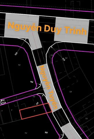 BDS  HVL [NC] Cần bán 2 lô đất VIP đẹp này mặt tiền Nguyễn Tuyển phường bình trưng Tây Q2.