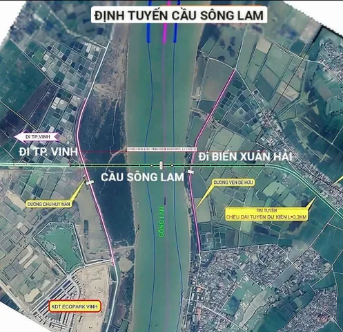 Cầu Bến Thủy 3 vượt sông Lam nối xã Đan Hải, tỉnh Hà Tĩnh với phường Trường Vinh, tỉnh Nghệ An dự kiến có tổng mức đầu tư khoảng 2.510 tỷ đồng, sẽ được xây dựng trong giai đoạn 2026 - 2030. Anh chị cần tìm mua đất giá rẻ  khu vực Đan Hải - Hà T