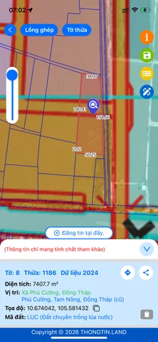Đất Ruộng Cặp Ao Cá Hoàng Long