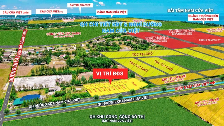 ĐẤT THỔ CƯ TRUNG TÂM BIỂN NAM CỬA VIỆT