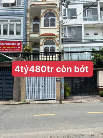 Nhỉnh 4ty nhà SHR 3 tầng Mặt Tiền chợ ngã 3 Đông Quang đường Hiệp Thành 13