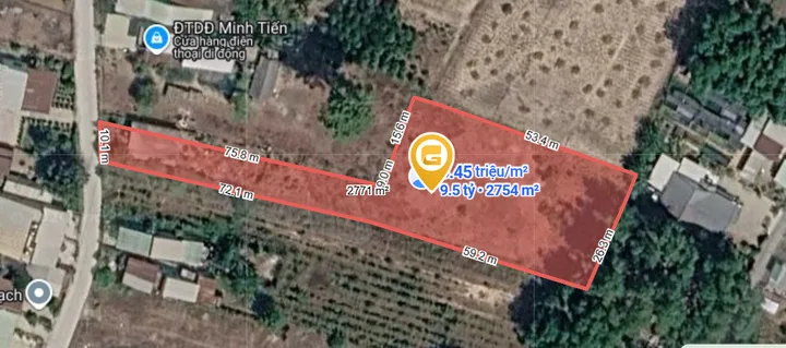 BÁN ĐẤT VƯỜN 2.754m² – 300m² THỔ CƯ – NỞ HẬU ĐẸP – MẶT TIỀN ĐƯỜNG – NHƠN TRẠCH