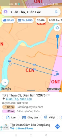 Bán đất mặt tiền đường tỉnh lộ 763 phường Xuân Lộc, thành phố Đồng Nai, 20.000m2
