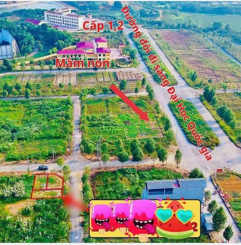 BÁN ĐẤT TÁI ĐỊNH CƯ ĐHQG HÒA LẠC – 100M²