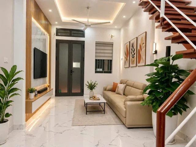 RẺ NHẤT TRONG ĐÊ NGAY KHU ĐÔ THỊ ĐÔ NGHĨA CĂN NHÀ 4 tầng chỉ còn  5,780 TỶ