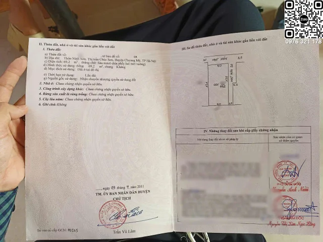 Bán đất Chương Mỹ - lô góc 2 mặt tiền sát trục chính Chúc Sơn - cơ hội "vàng" để sinh lời 📈💰