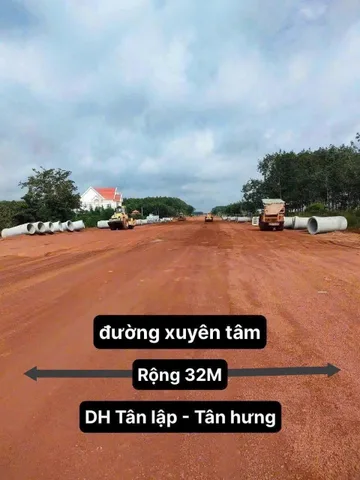 Đất mặt tiền đường Xuyên Tâm 32m kế bên Tuyến 2 khu công nghiệp Tân Tiến 1.2 đang hoạt động