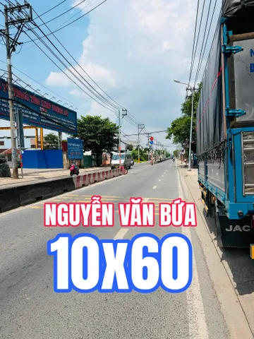 🛑CG KHO XƯỞNG MẶT TIỀN NGUYỄN VĂN BỨA 10x60~ 600M² GIA 15TY TL