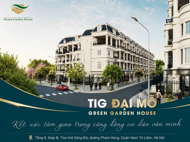 BÁN LIỀN KỀ KĐT TIG ĐẠI MỖ - NAM TỪ LIÊM – 106m2 - GIÁ 19.5 TỶ