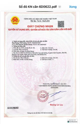 Nhà phố biển Bãi Dài Cam Ranh giá 4ty3