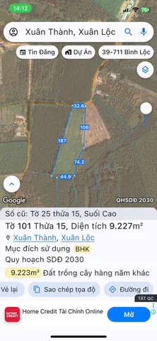 bất động sản ở xuân thành xuân lộc