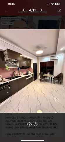 Bán nhà đại từ hoàng mai diện tuchs 33/34 m xây 6 tầng