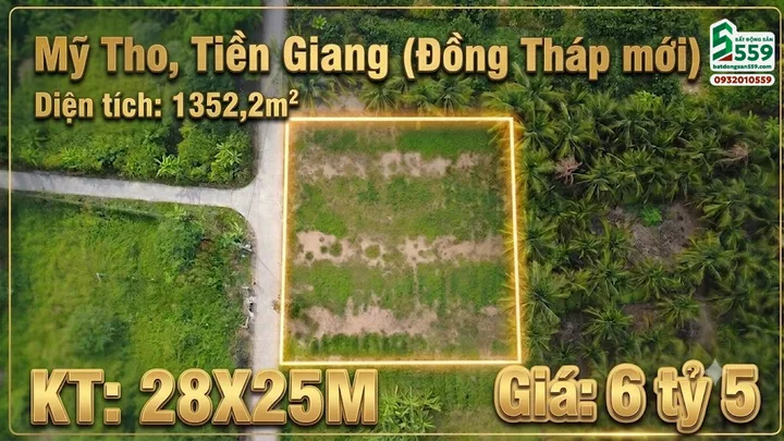 Chính chủ cần bán đất tại Xã Phước Thạnh, Thành Phố Mỹ Tho, tỉnh Tiền Giang (Trung An, Đồng Tháp mới)