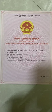 Bán đất gần đường lớn gần trường học võ lai