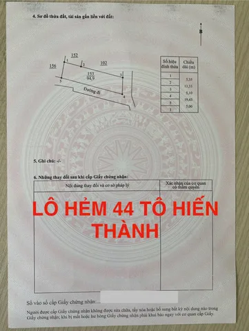 Cần bán Lô đất mặt tiền Phường Nghĩa Lộ 94,9m2 giá chỉ 1,290 tỷ