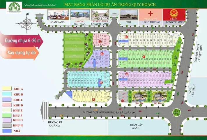 Bán Đất Thái Dương Luxury đường 6 Long Trường
