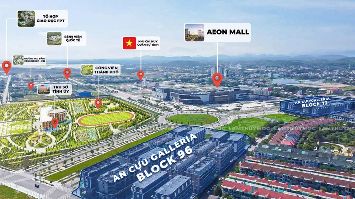 DUY NHẤT 01 CĂN SHOPHOUSE AN CỰU CẠNH AEON MALL HUẾ - GIÁ TỐT NHẤT THỊ TRƯỜNG