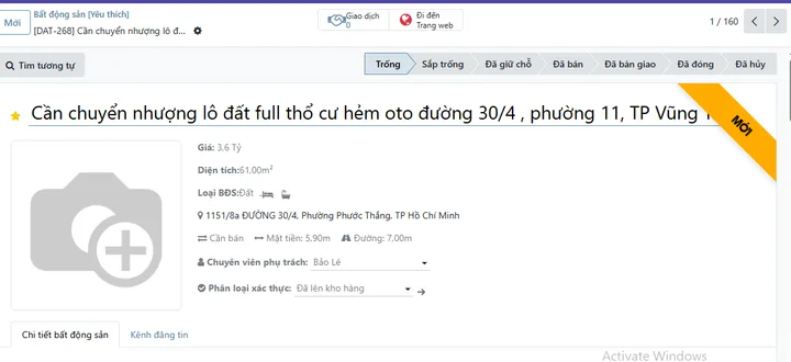 🔥 BÁN ĐẤT TẶNG NHÀ TÔN MẶT BẰNG KINH DOANH HẺM Ô TÔ 7M ĐƯỜNG 30/4, P11, VŨNG TÀU – 61M² FULL THỔ CƯ – GIÁ CHỈ 3.6 TỶ