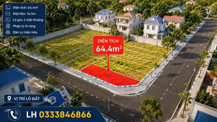 Bán Đất 64.4m2 có sẵn 64.4 m2 thổ cư giá 1.45 tỷ tại Đường Hữu Nghị Phường Xuân Khanh Thị xã Sơn Tây Hà Nội