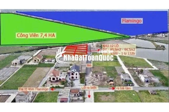 ĐẤT BIỂN GIÁ CHỈ 1 TỶ/ LÔ cơ hội đầu tư tuyệt vời tại Phường Bà Triệu, Thành Phố Nam Định.