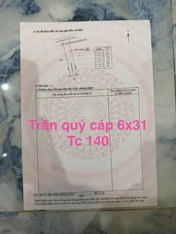 🍒Bán đất tặng nhà cấp 4 nguyên căn tại hẻm 117 Trần Quý Cáp CHỈ 4 TỶ 2